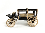 Model Trailways 1895 Horse-Drawn Hearse Wagon Wood & Metal Model Kit1:12 Scale - MS6009