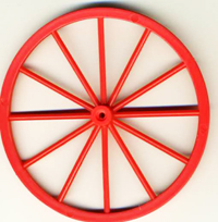 Plastic-red-wheel
